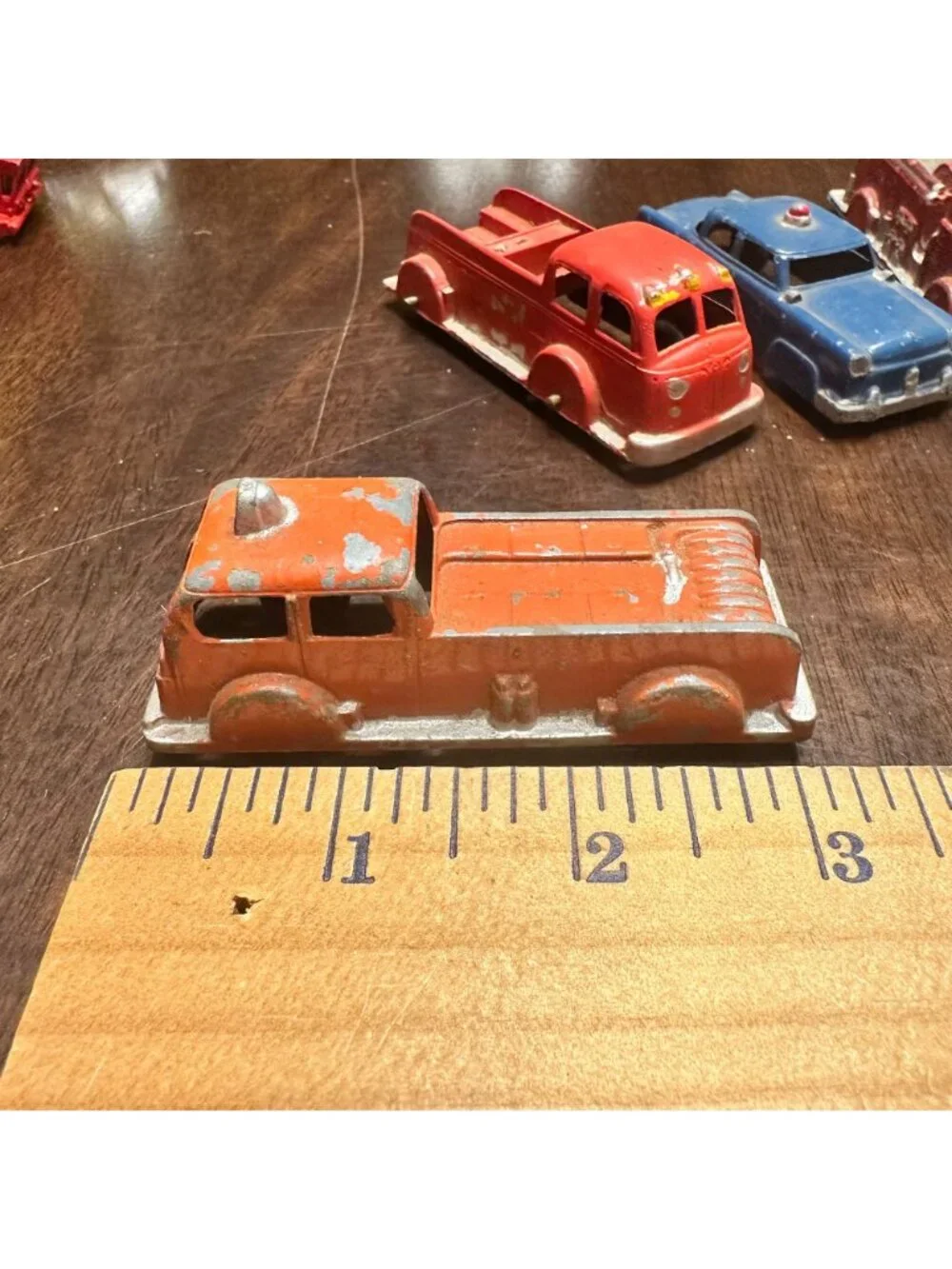 Lot of 5 Vintage Metal Die Cast Vehicles Goodee MidgeToy TootsieToy